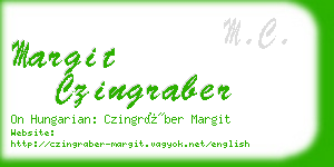 margit czingraber business card